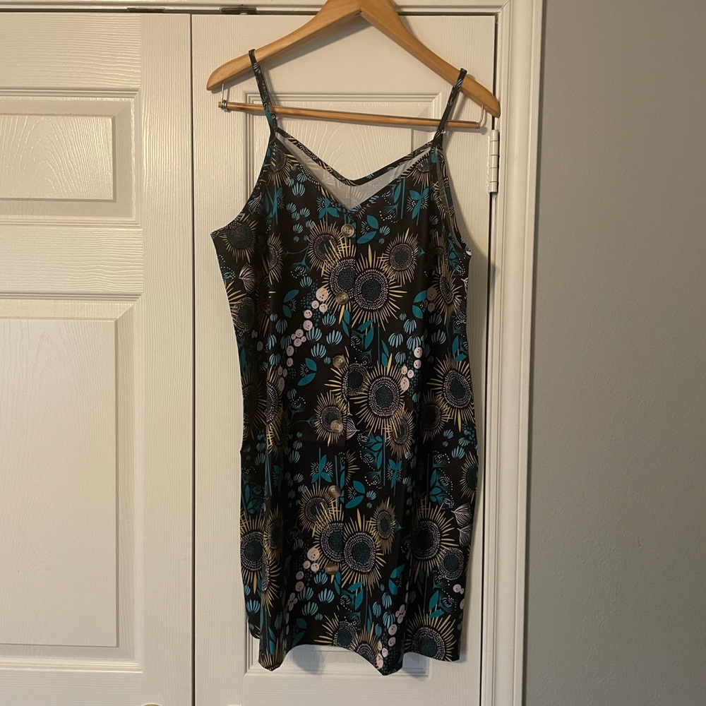 Multi-color Sleeveless Sundress